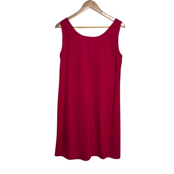 Vintage Y2K California Concepts Size 10 Hot Pink Tank Style Sheath Dress - Picture 4 of 6